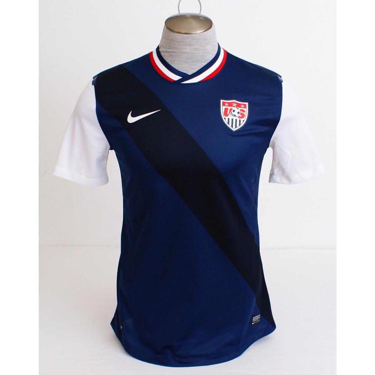 Nike Dri Fit Blue Usa National Soccer Team Short Sleeve Jersey US Soccer Men`s