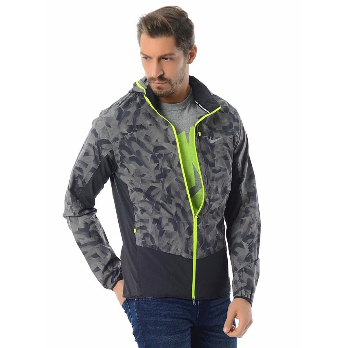 Nike Printed Trail Kiger Full-zip Packable Men`s Running Jacket