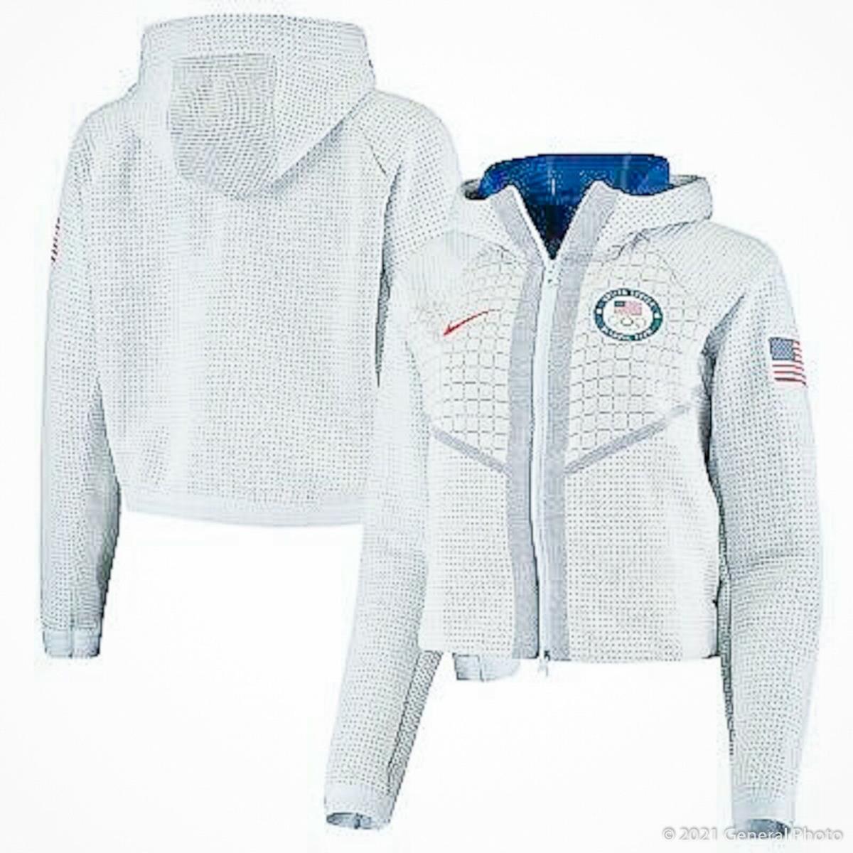 Women`s Nike Tech Fleece Full Zip Team Usa Olympic Hoodie CT2582-043/Sizes Regular