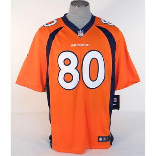 Nike Nfl Denver Broncos Thomas 80 Orange Limited Football Jersey Men`s