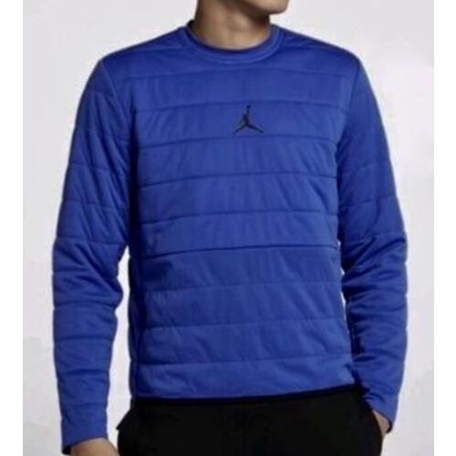 Nike Jordan 23 Aerolayer Tech Quilted Royal Blue Training Sweatshirt Mens L