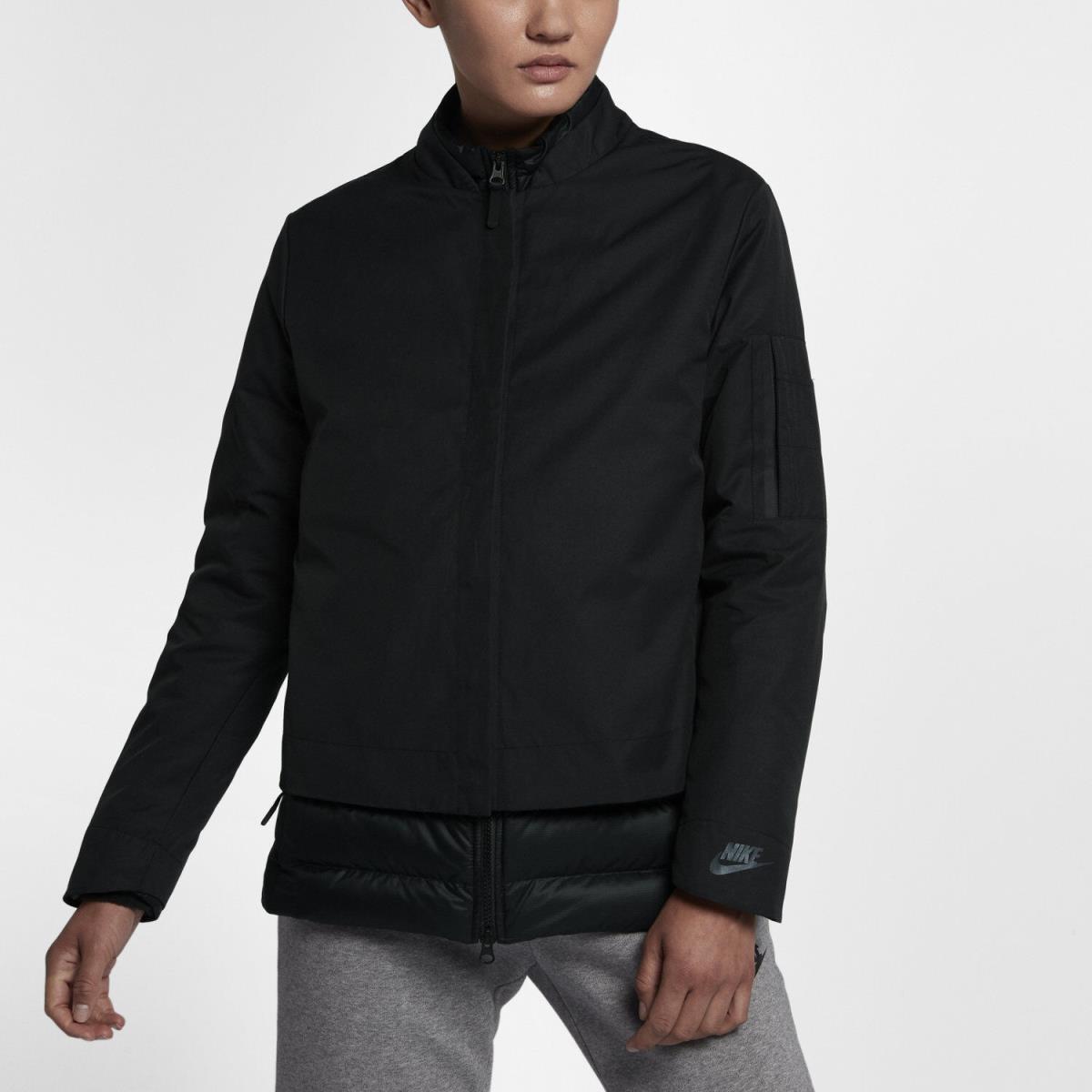 Nike Sportswear Nsw Aeroloft Down Fill 3-in-1 Convertible Women`s Jacket 010: Black