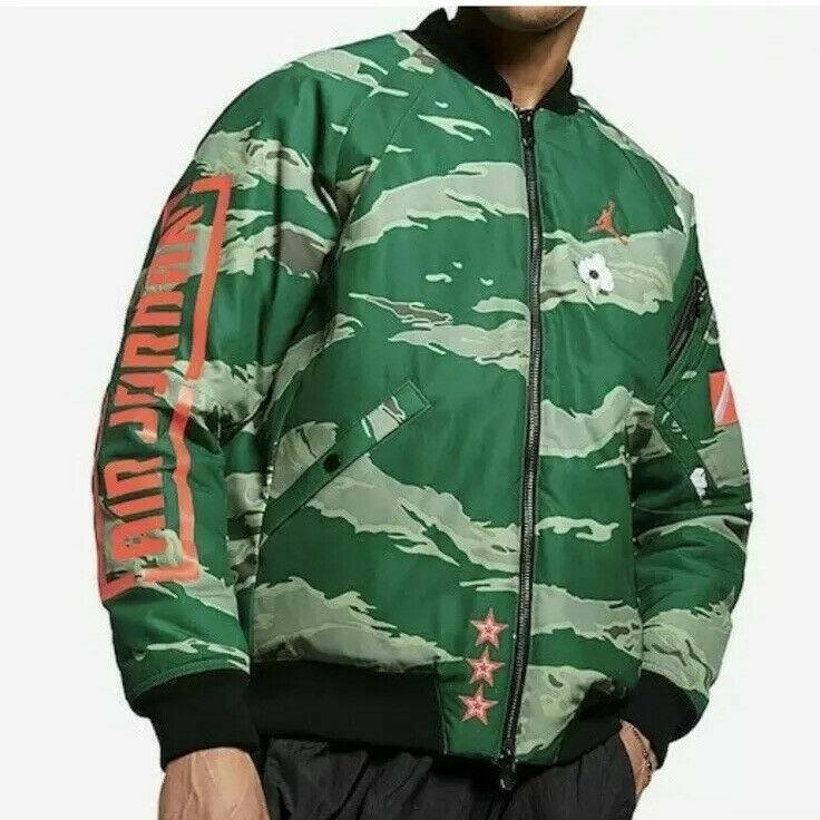 green jordan bomber jacket