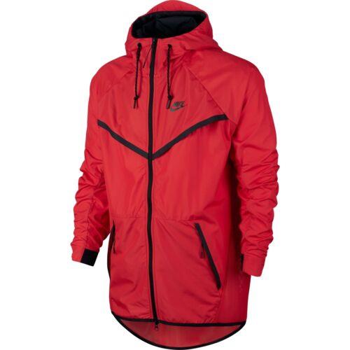 Nike Tech Hypermesh Wind Runner Athletic Men`s Jacket Orange-black 826068-696