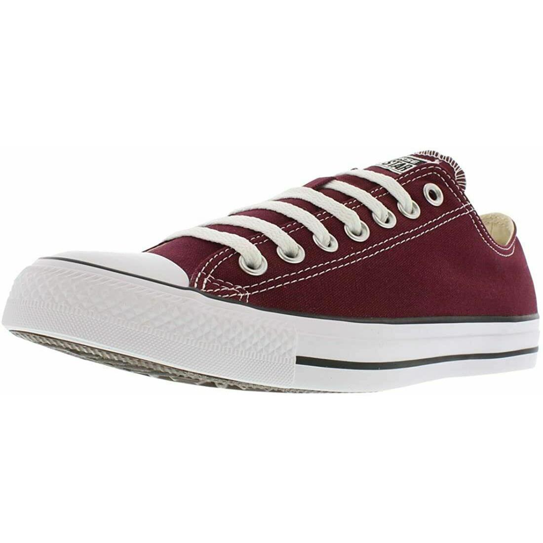 Converse Unisex All Star Chuck Taylor Low Top Athletic Shoes 4 Colors BURGANDY