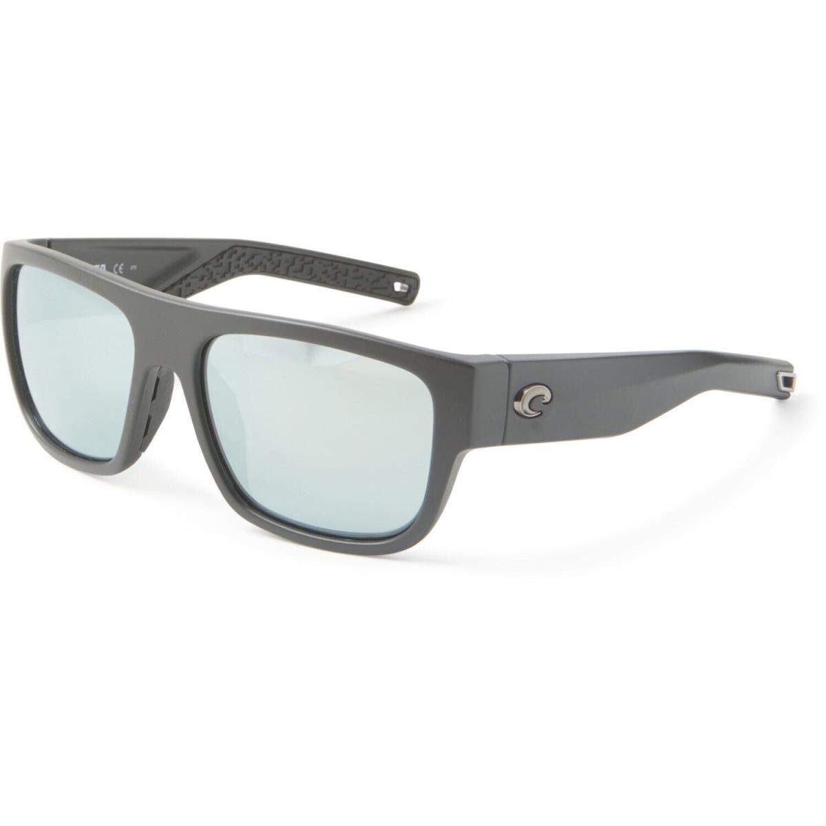 Costa Del Mar Sampan Sunglasses - Polarized MattetBlack/GraySilverMirror