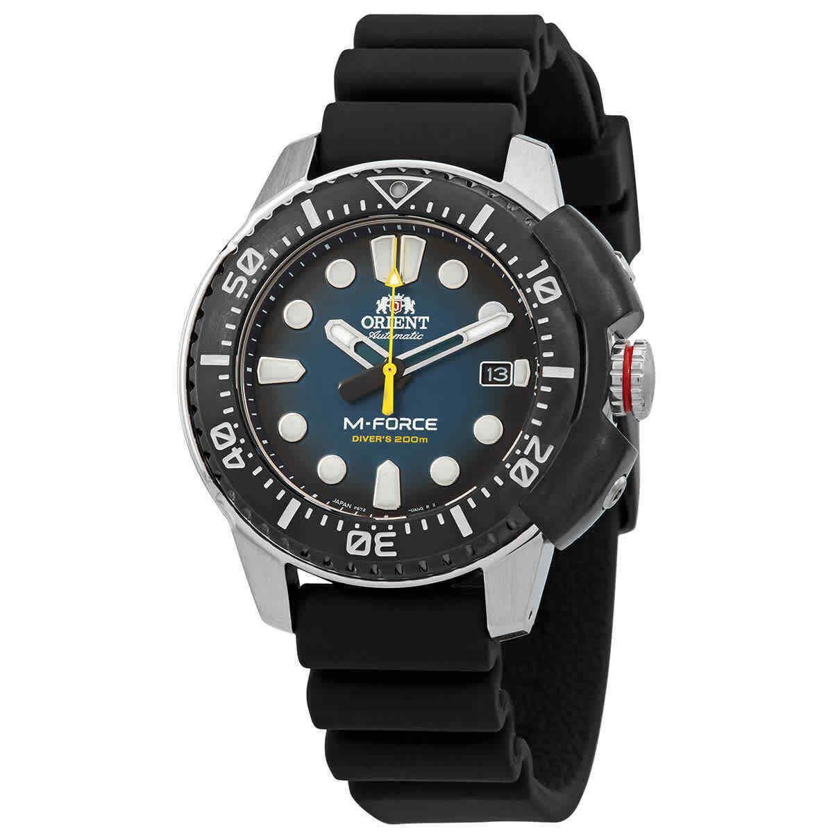 Orient M-force Automatic Blue Dial Men`s Watch RA-AC0L04L00B