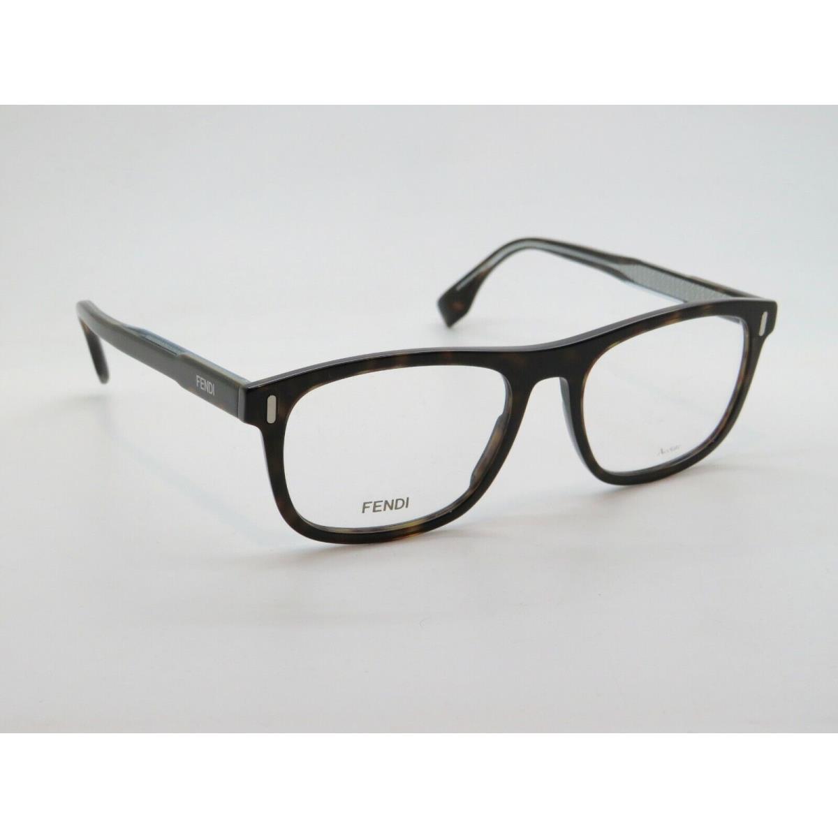 Fendi FF M0102 Ipr Havana Tortoise/blue 52mm Eyeglasses