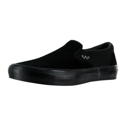 Vans Skate Slip-on Sneakers Black/black Skating Shoes