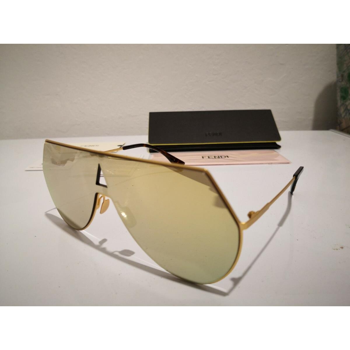 Fendi FF 0194/S 000552A Eyeline Women's Sunglasses - Gold for sale online |  eBay