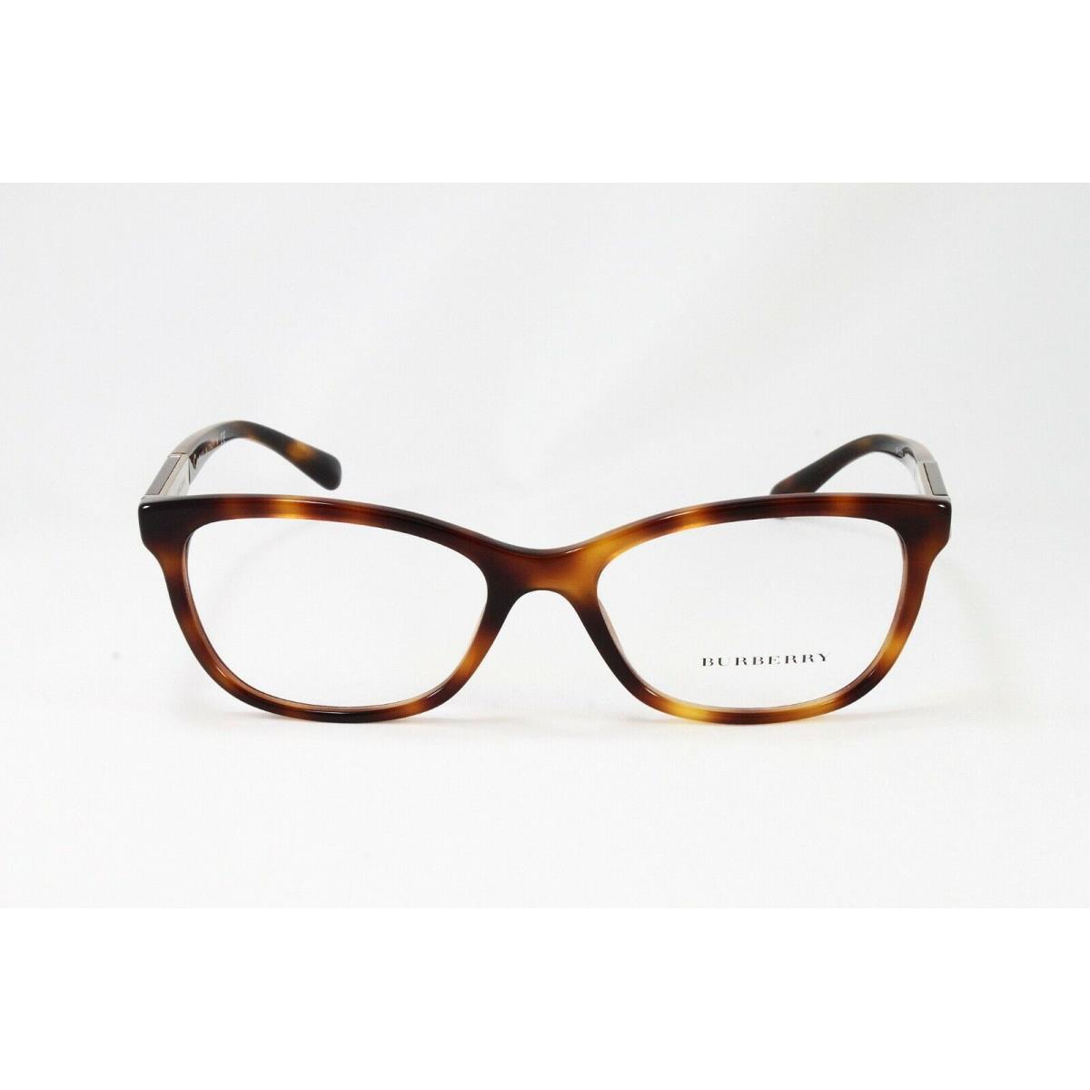 Burberry BE2232-3316 Women`s Cat Eye Eyeglasses Light Havana 53mm