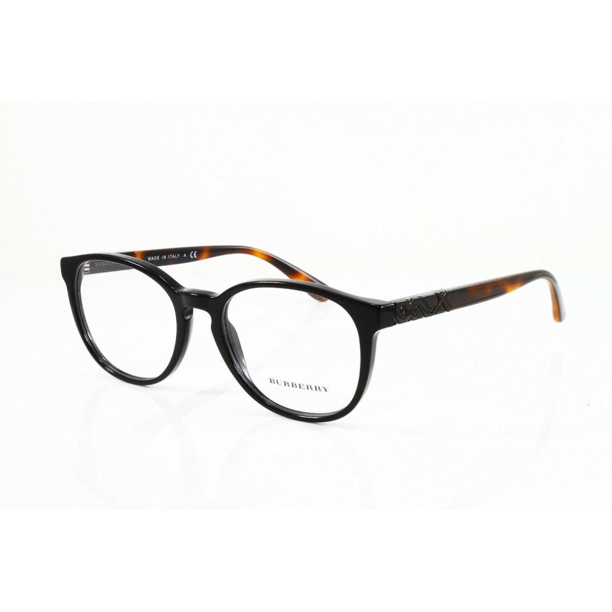 Burberry BE2241-3001 Women`s Round Eyeglasses Black 52mm