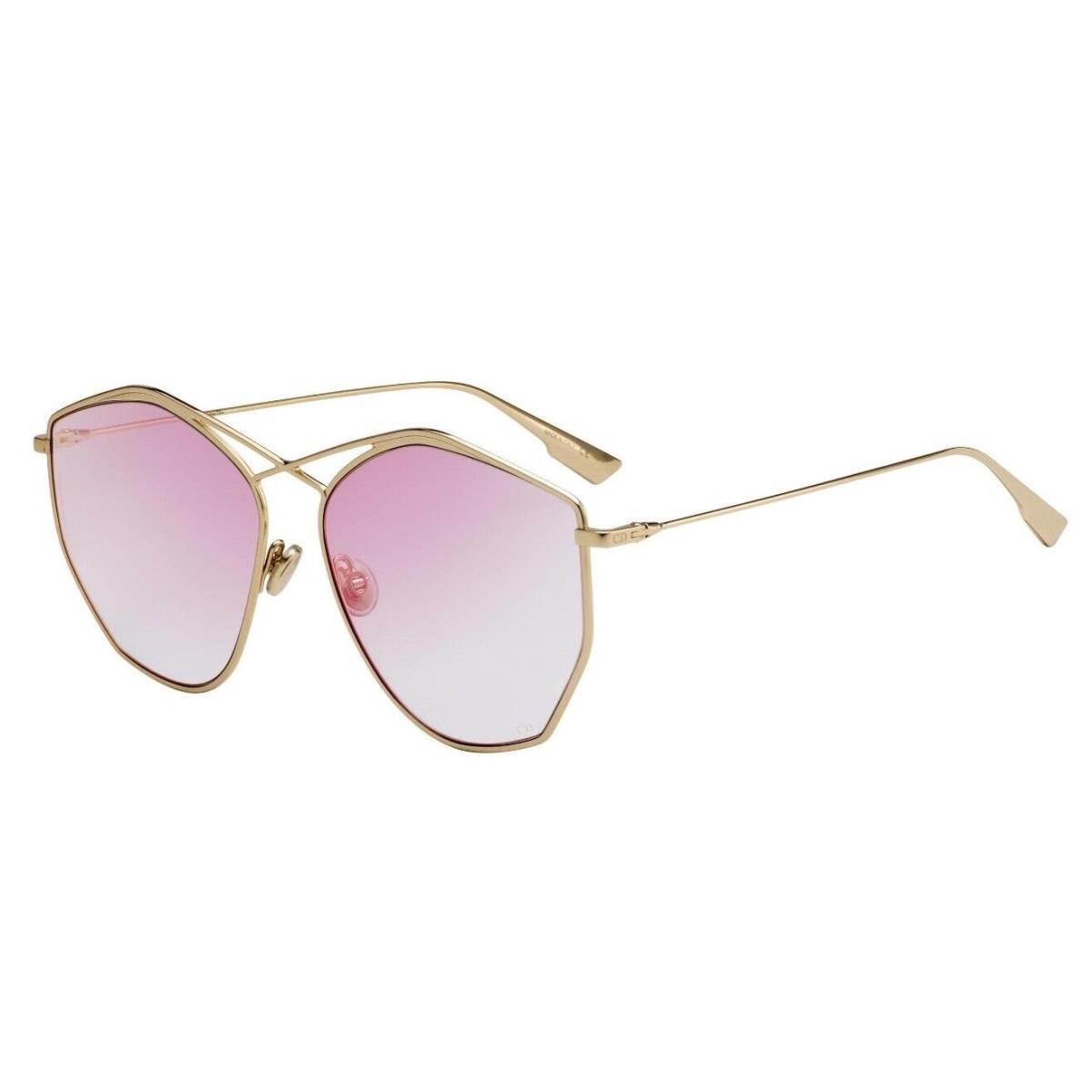 Dior Stellaire 4 Women`s Sunglasses 000TE Rose Gold / Clear Pink Pink - Gold Frame, Clear Lens