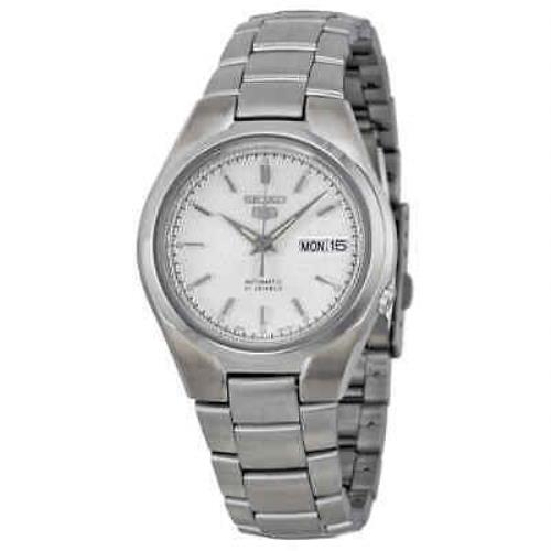 Seiko 5 Automatic Silver Dial Stainless Steel Men`s Watch SNK601