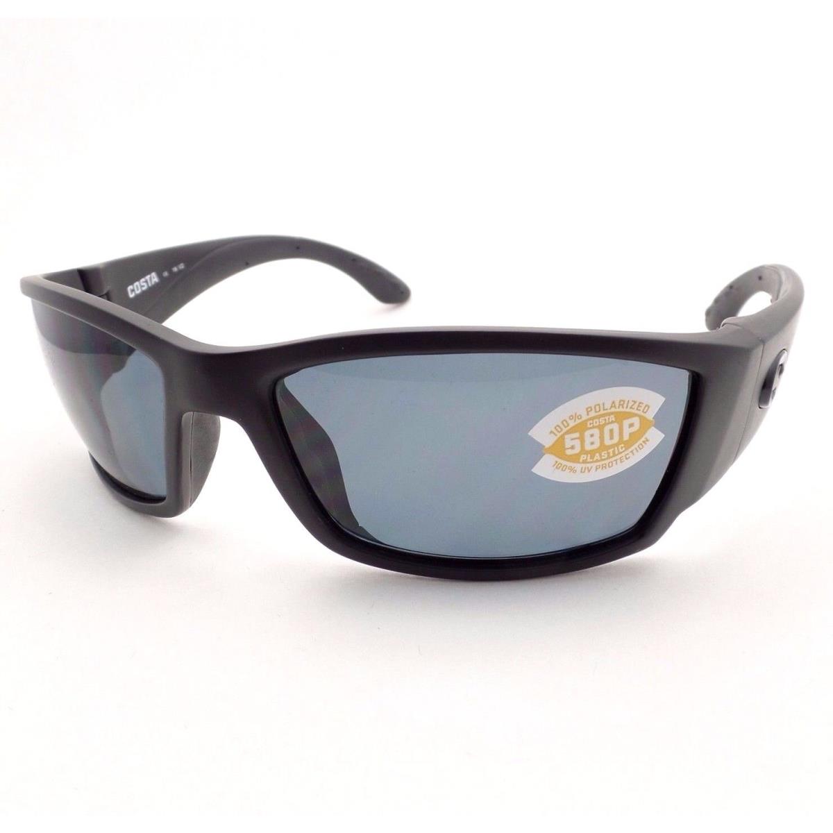 Costa Del Mar Corbina Blackout CB01OGP Grey Polarized Sunglasses 580P