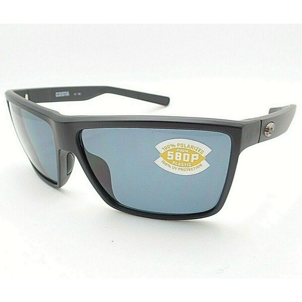 Costa Del Mar Rinconcito Matte Black Grey RIC11OGP 580P Suns - Frame: Matte Black, Lens: Grey 580P