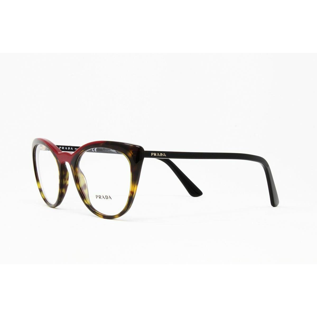 Prada eyeglasses  - Red Havana Frame 1