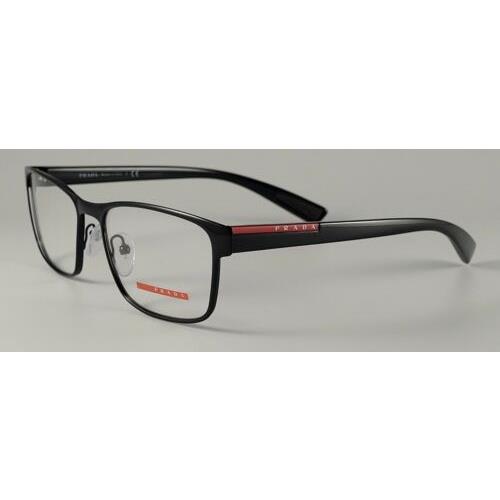 Prada Eyeglasses Vps 50G Color 1AB-1O1 Matt Black Size 55 Square Men`s | 679420573137 Prada eyeglasses VPS - 1AB-1O1 Frame | Fash Direct