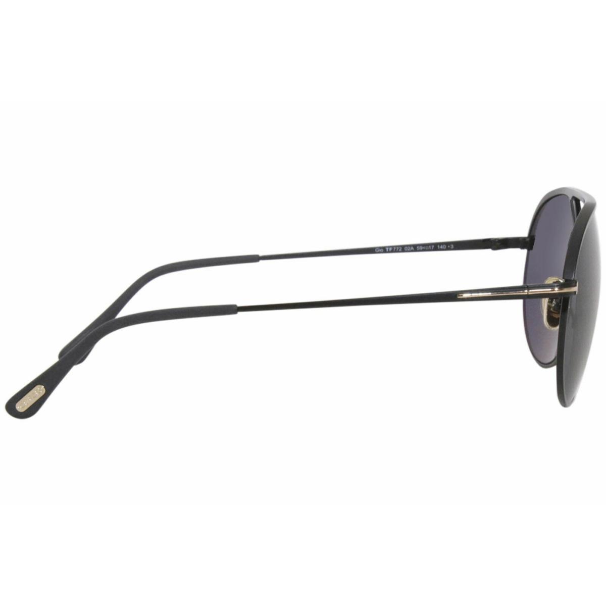 Tom Ford FT0772 0772 02A Sunglasses Matte Black Smoke Grey Lenses 59mm - Tom  Ford sunglasses - 048817622886 | Fash Brands