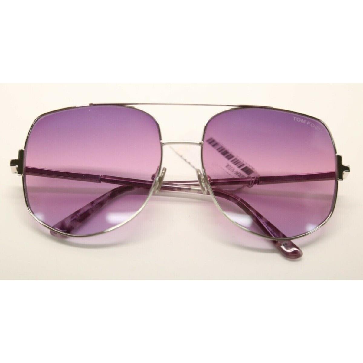 Tom Ford Lennox FT0783 TF783 16Y Shiny Palladium/violet Sunglasses 956 |  889214120724 - Tom Ford sunglasses lennox - Shiny Palladium Frame, Violet  Lens | Fash Direct