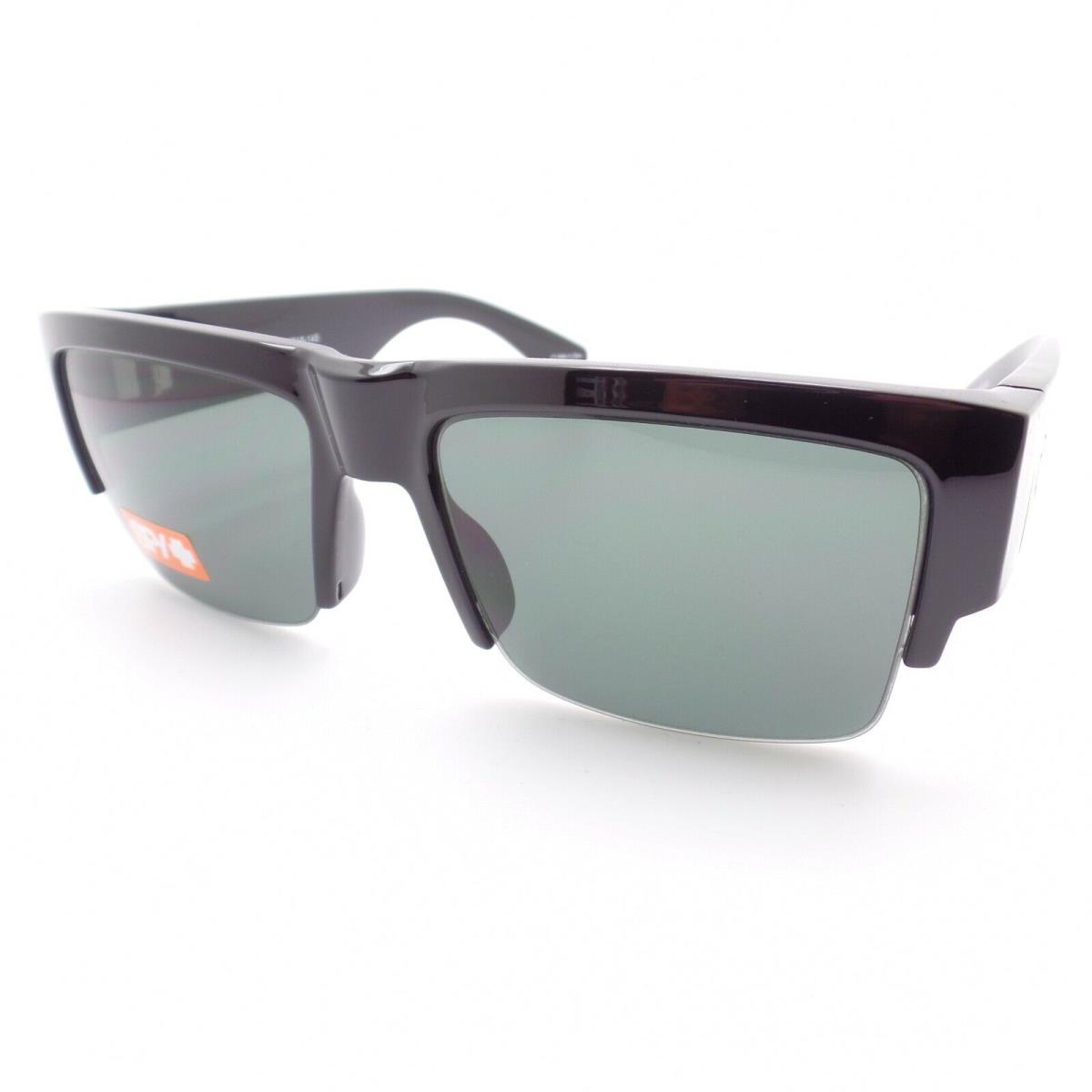 Spy Optics Cyrus 5050 Gloss Black Gray Green Sunglasses