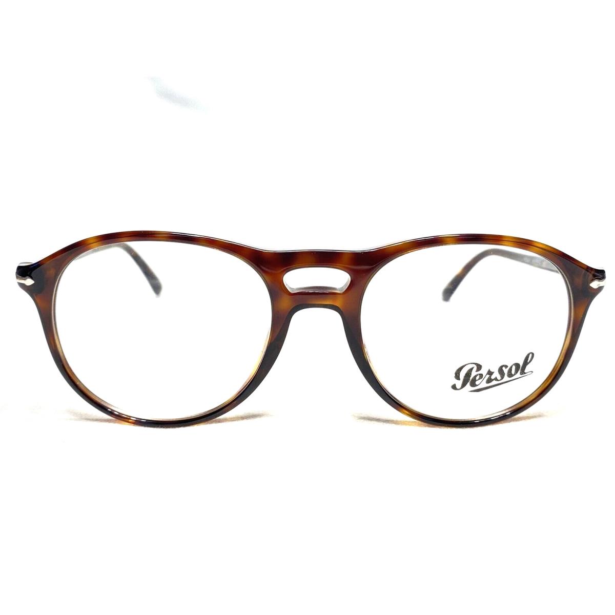 Persol PO3202V 24 Mens Tortoise Rectangle Square Eyeglasses Frames 51/19 145