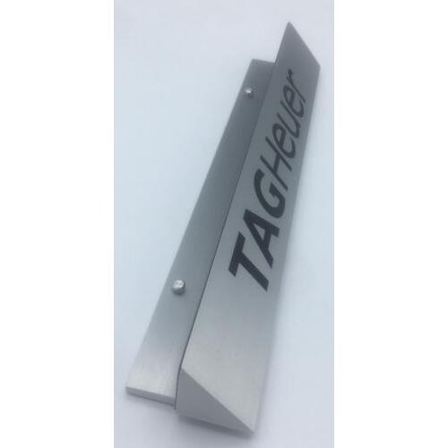 Tag Heuer Chronograph Watch Store Counter Display Sign Nameplate Plaque 9.75