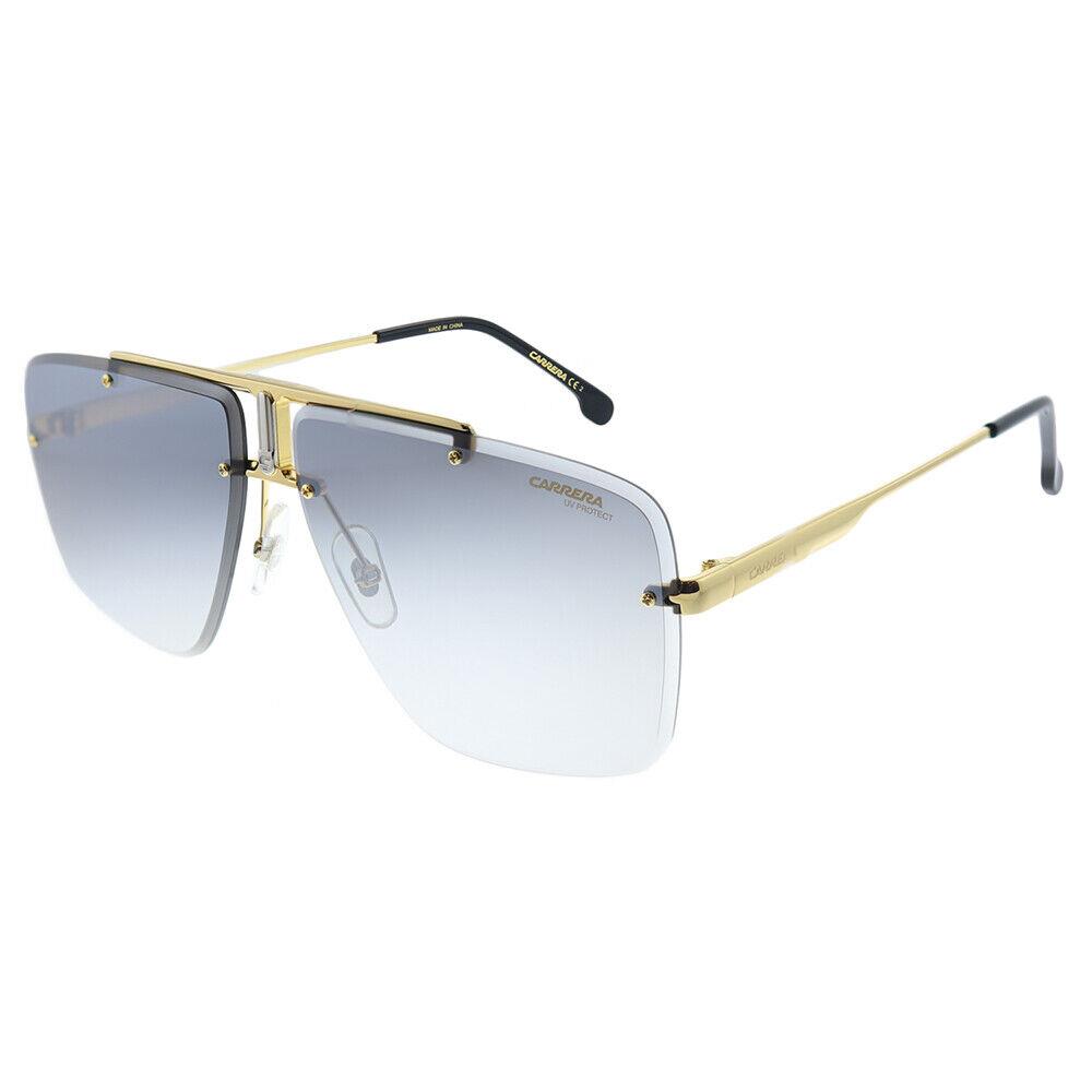 Carrera 1016/S Rhl Gold Metal Pilot Sunglasses Silver Mirror Lens - Frame: Gold, Lens: Gray