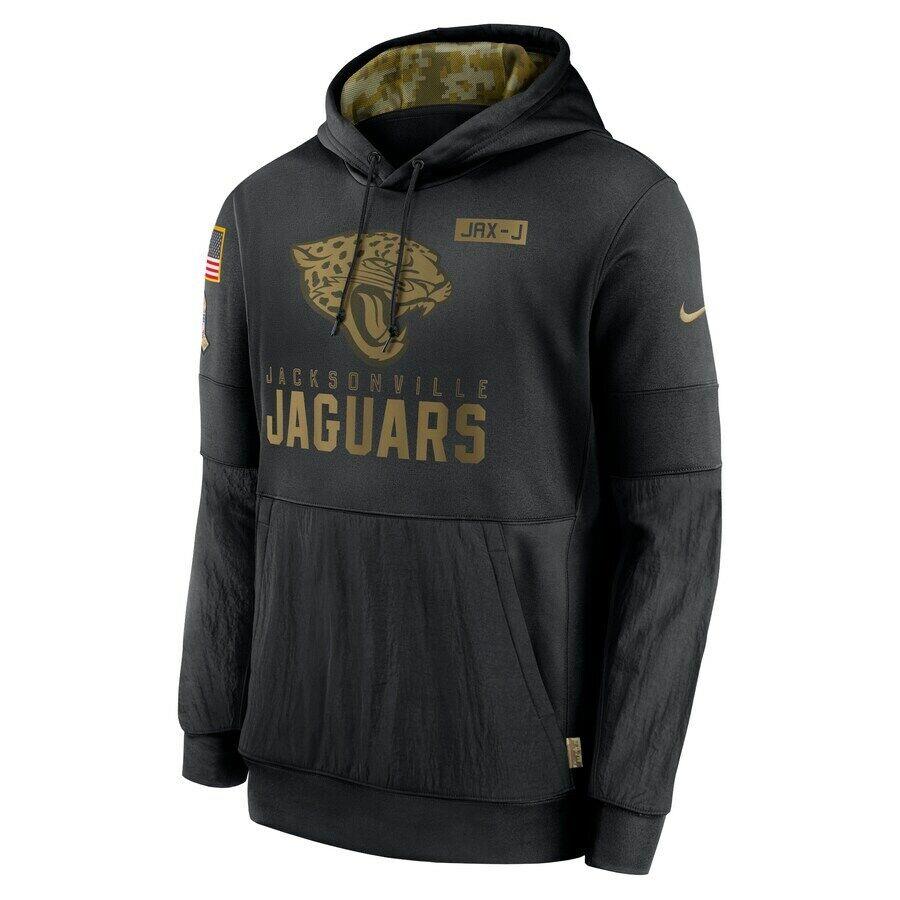 Nike Jacksonville Jaguars Salute To Service Hoodie Black 3XL