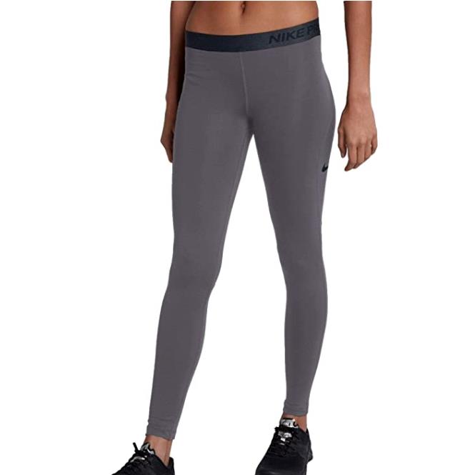 Nike M Women`s Pro Warm Yoga/gym/run Leggings-grey CJ5718-071