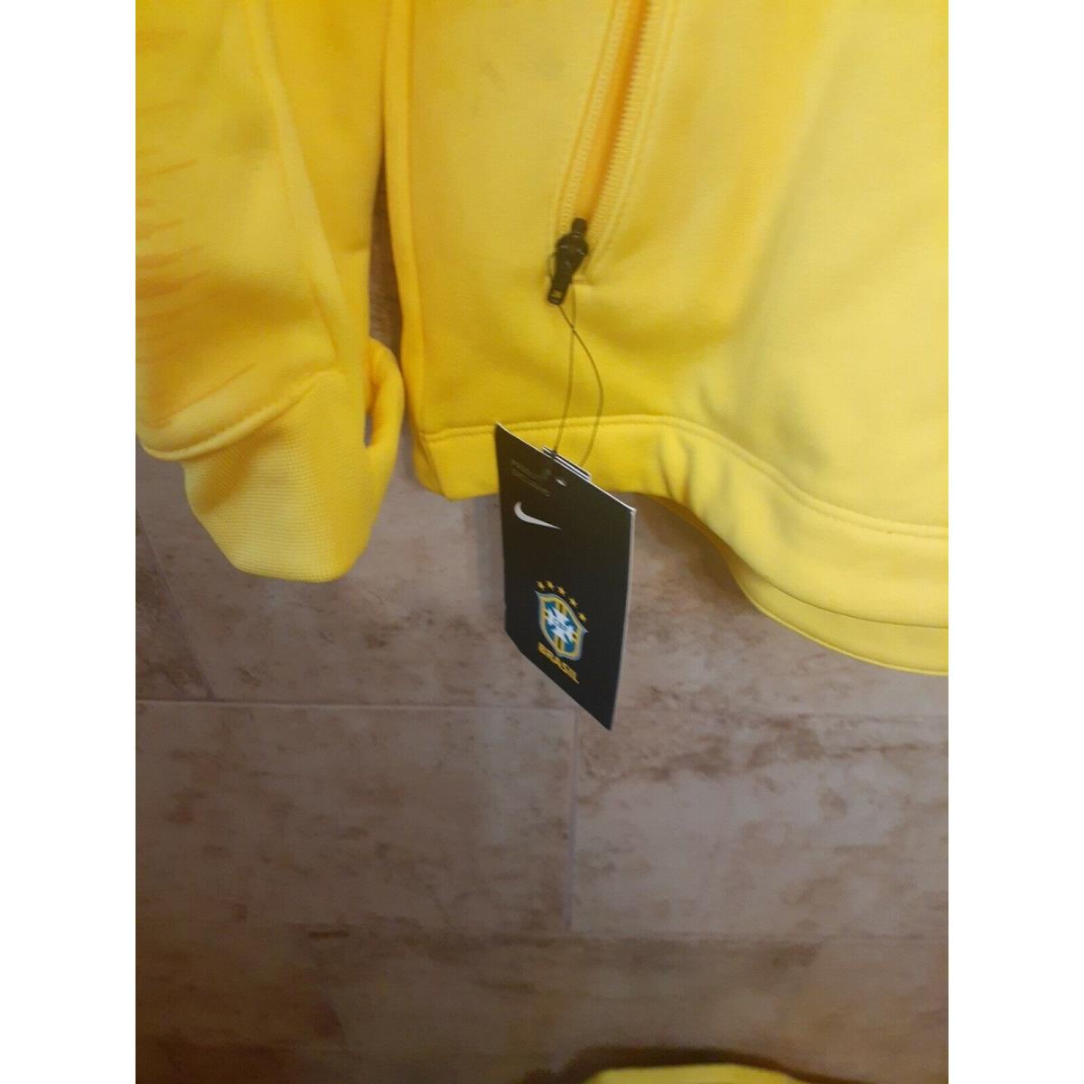 Nike Dri Fit Jacket Soccer Players Exclusive Cbf Brasil Brazil National Team