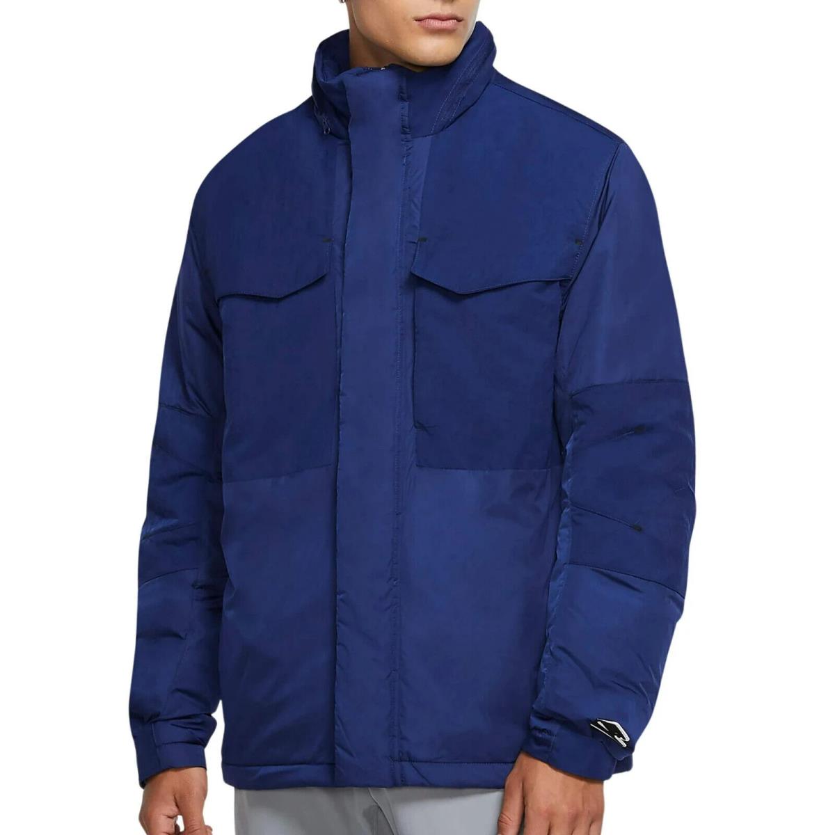 Nike Men`s Repel M65 Sportswear Synthetic-fill Blue Jacket CV5562-492 L