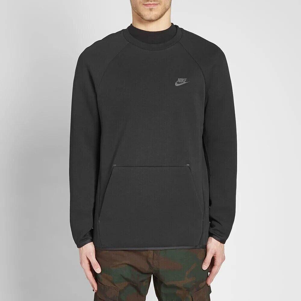Nike Mens Fleece Pullover Crew Jumper Sweatshirt Sweater 928471-010 Xxl