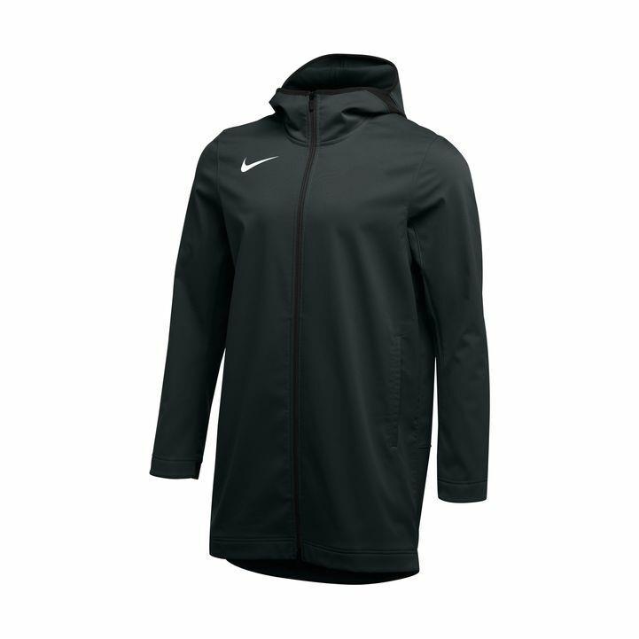 Nike Shield Protect Men`s Black Rainproof Basketball Jacket Size Medium-tall