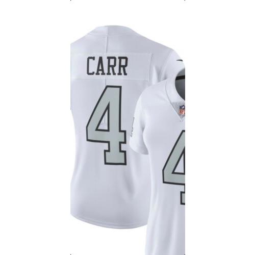 Derek Carr Las Vegas Raiders Nike 2021 Game Women`s Jersey Size Small