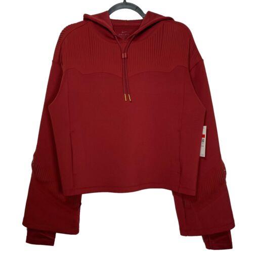 Nike Womens Fringe Training Hoodie Burgundy Large Retail BV4518-677