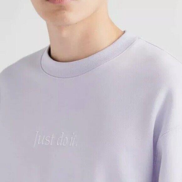 nike crew neck lavender