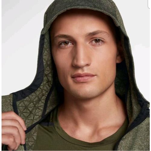 olive canvas nike hoodie