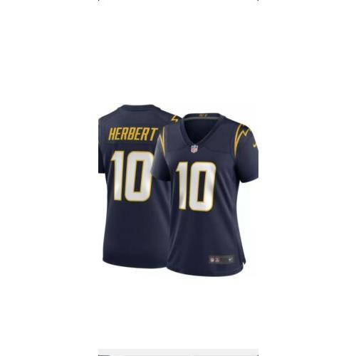 Justin Herbert Los Angeles Chargers Nike Game Women`s Jersey Size Small