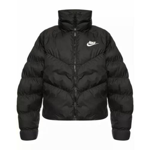 Nike Sportswear Synthetic Fill Puffer Jacket Womens Size XL Black CD4216-010