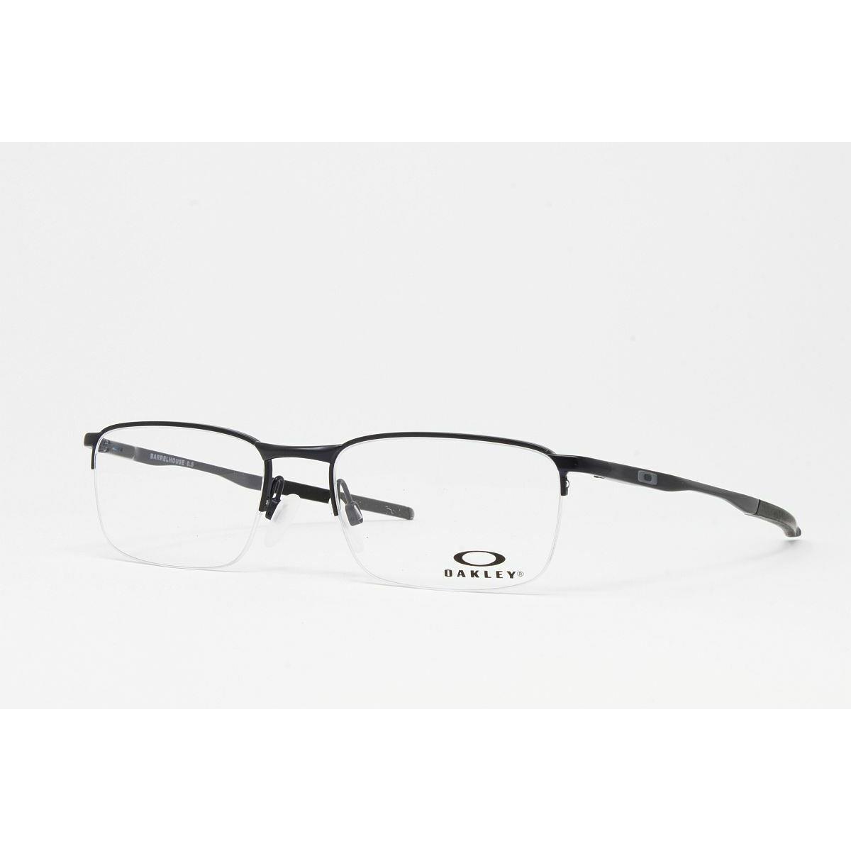 Oakley OX3174-04 Barrelhouse 0.5 Men`s Eyeglasses Half Rim Matte Midnight 53mm