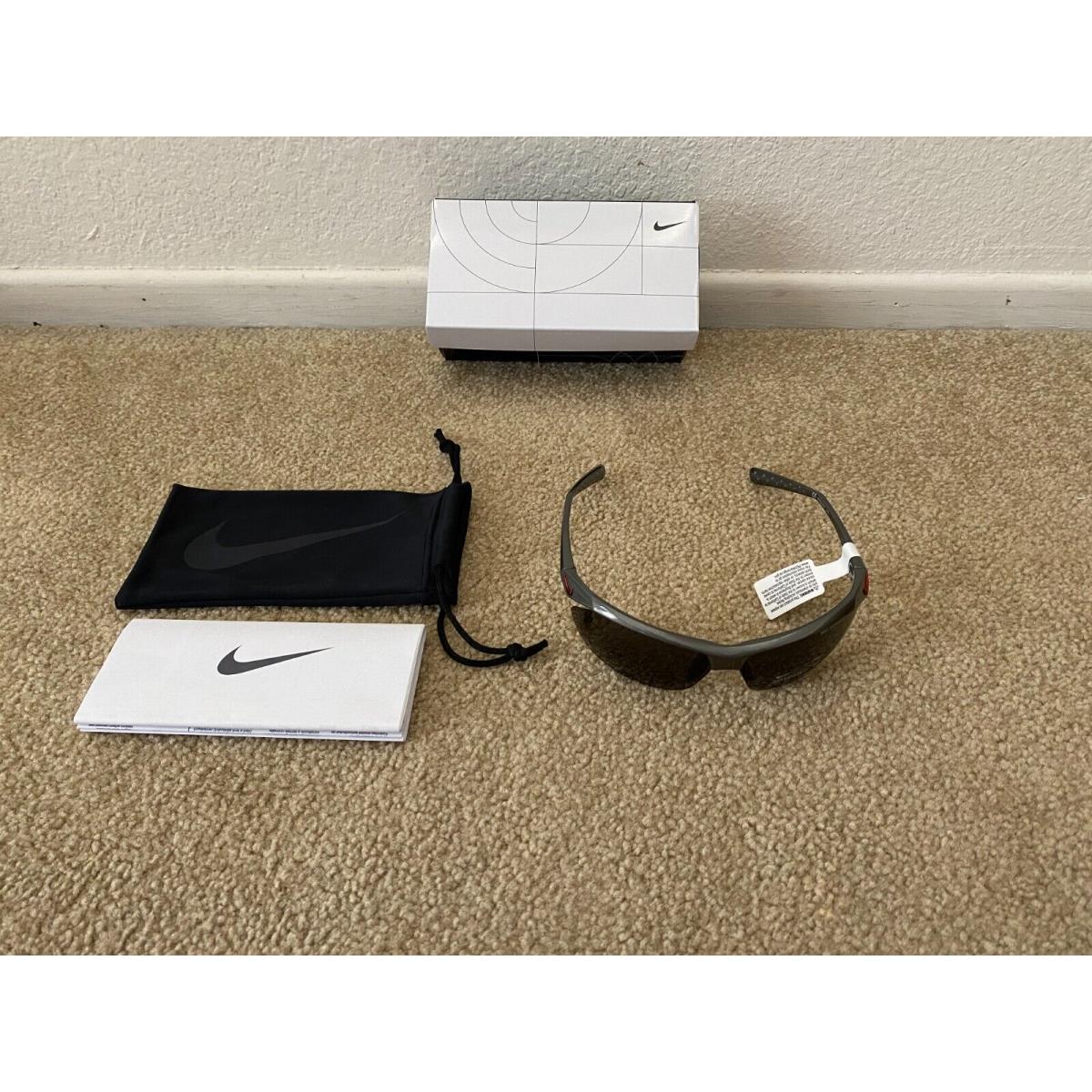 Nike Silver Tailwind Sport EV0491-080 Max Optics Sunglasses W/tags Box