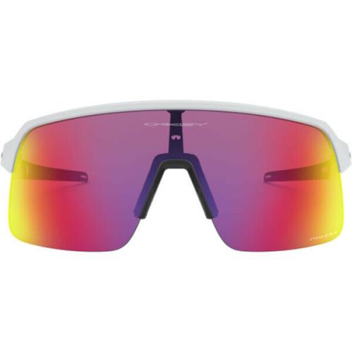 Oakley Sutro Lite Prizm Road Lens Matte White Sunglasses OO9463-02 39 - Frame: White, Lens: Purple