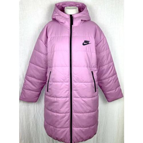 nike oversized puffer coat