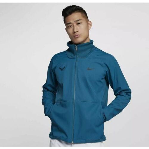 Nike Court Rafa Nadal Tennis Jacket 887551-301 Men s XL Green Abyss