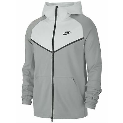 Mens Nike Sportswear Full Zip Hoodie Windrunner Jacket Gray Size Large CJ4277