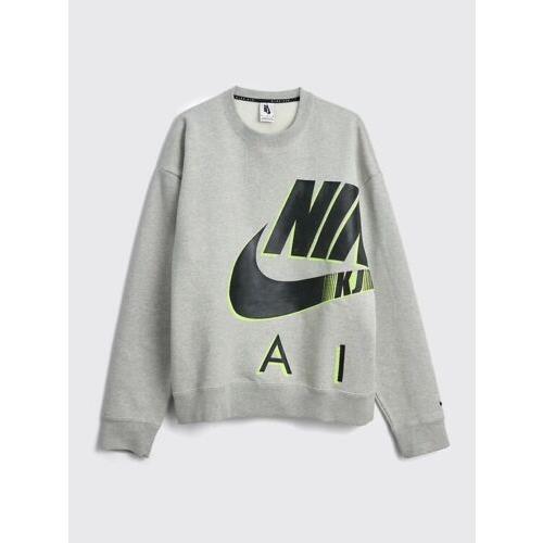 Nike x Kim Jones Grey Fleece Crewneck Sweatshirt DD0692-050 Men s Large