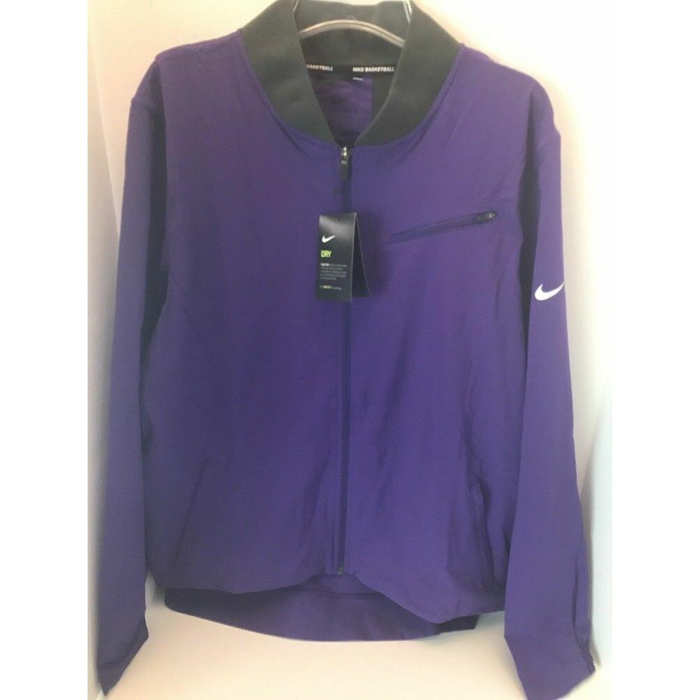 Nike Men Hyperelite Showtime Basketball Dry Jacket L Purple 867758-545