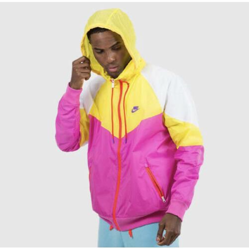 nike windrunner neon
