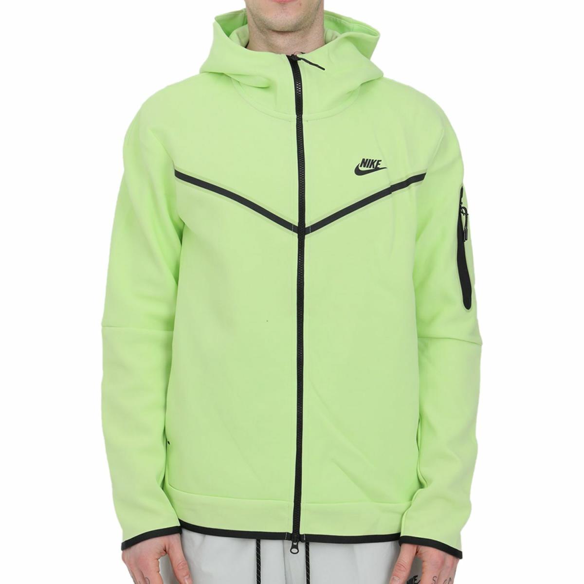 nike tech fleece liquid lime